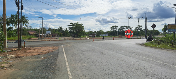 Proyek Jalan Baru Bandara Syamsudin Noor