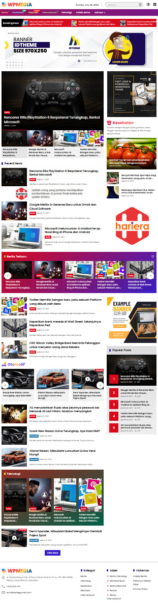 5 Theme Portal Berita WordPress Terbaik