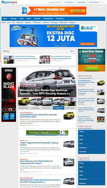 Theme WordPress Majalah