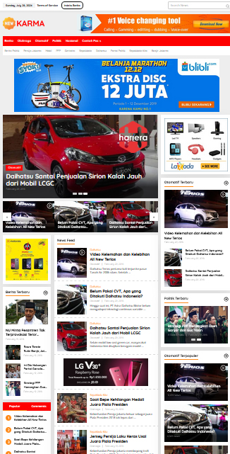 Theme WordPress News Indonesia